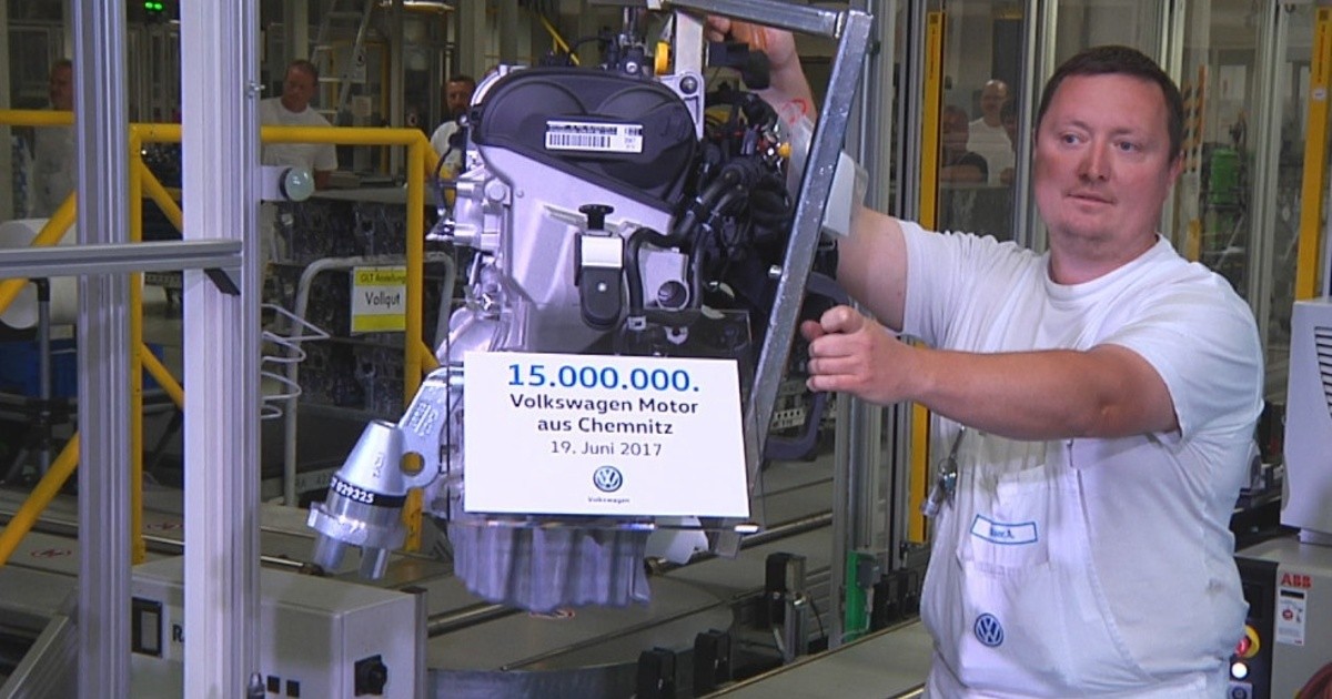 Meilenstein für Chemnitzer VWMotorenwerk Sachsen Fernsehen