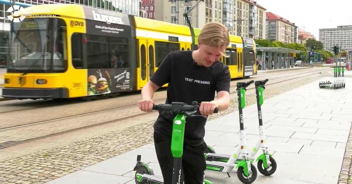 EScooter in Dresden Sachsen Fernsehen