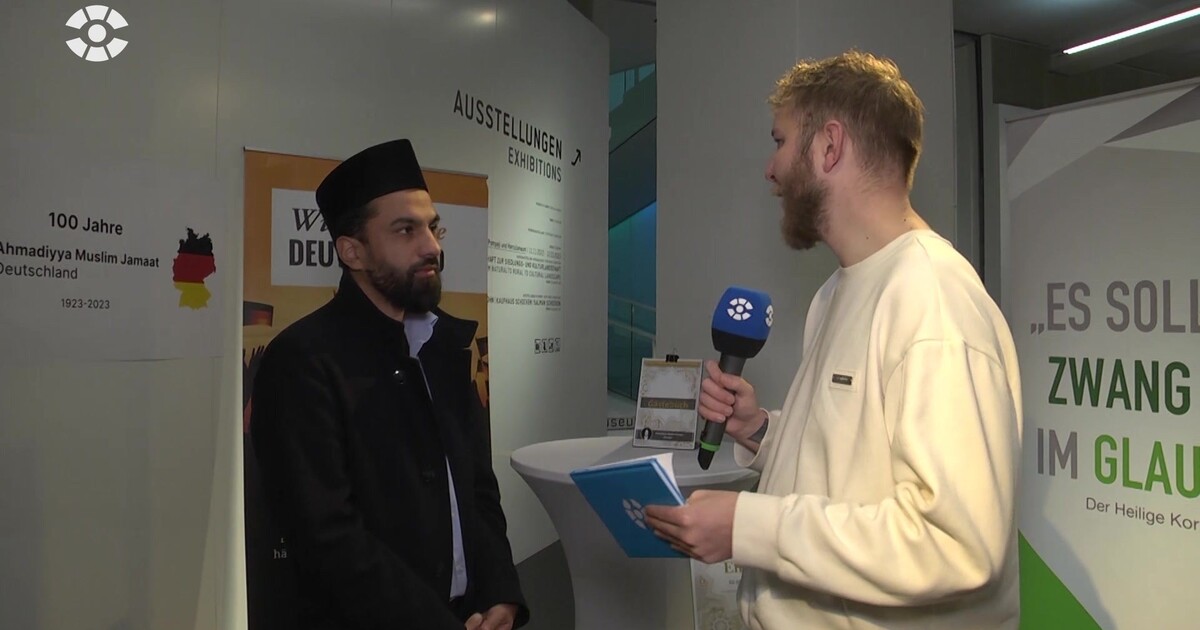 Ahmadiyya Muslim Jamaat feiert 100jähriges Jubiläum Sachsen Fernsehen