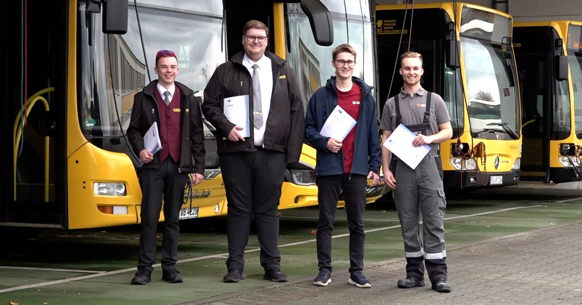 Dresden: DVB und SachsenEnergie Spitzenreiter in der Ausbildung 2023