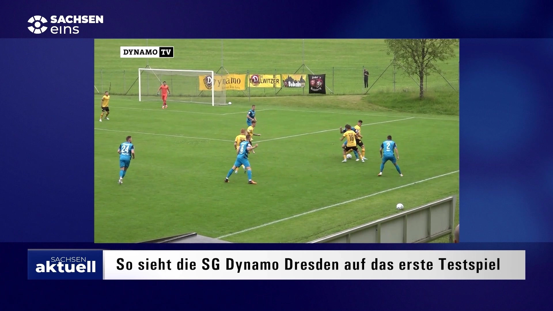 So sieht die SG Dynamo Dresden auf das erste Testspiel SACHSEN FERNSEHEN