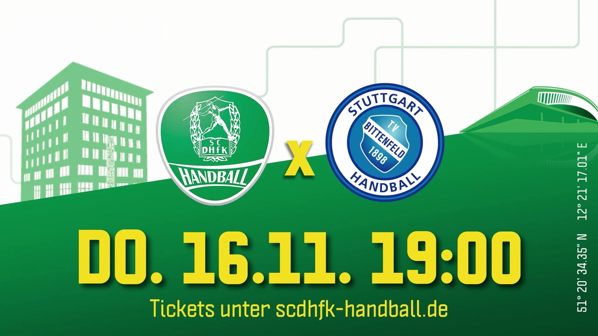 Freikarten zu gewinnen SC DHfK Handball vs
