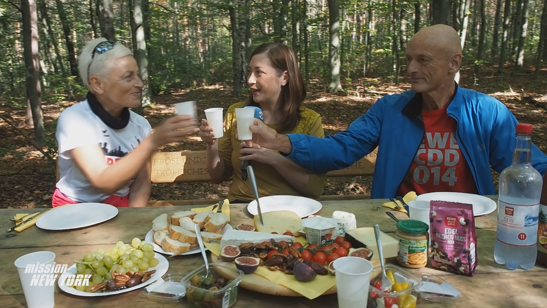 Mission New York, New York, New York City Marathon, Marathon, Laufszene, Laufen, Jogen, Dresden, rewe, Rewe Challenge, Challenge, Laufstrecke, Laufanfänger, Irmtraut Windisch, Sophia Matthes, Gesine Hiekel, Essen, Ernährung, Picknick, Ausflug, Sachsen