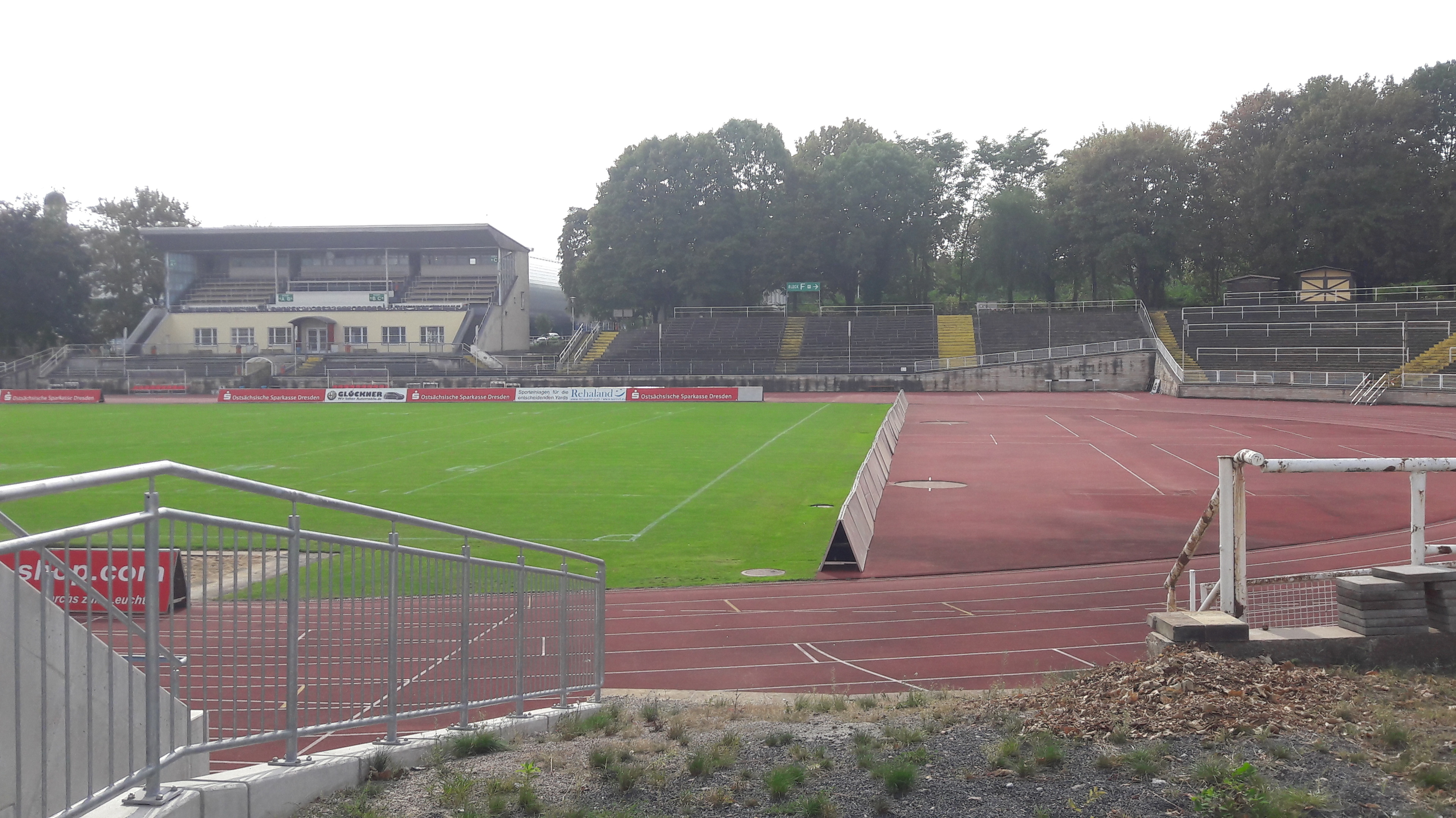 Heinz-Steyer-Stadion, Leichtathletik, Sport, Umbau