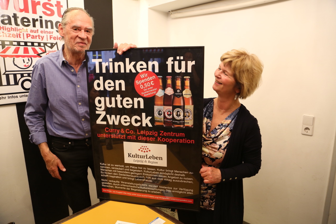 Nachtschicht, Quartiermeister, Bier, Trinken, Essen, Ausgehen, sozial, guter Zweck, Verein, Vereine, Dresden Fernsehen, Sachsen Fernsehen, Leipzig, Chemnitz, Video, Sophia Matthes, Susanne Meyer-Götz, Curry und Co., Dresdner Neustadt, Treberhilfer, Leihladen, Aktion Zivilcourage, KulturLeben Leipzig, Andre Weigold