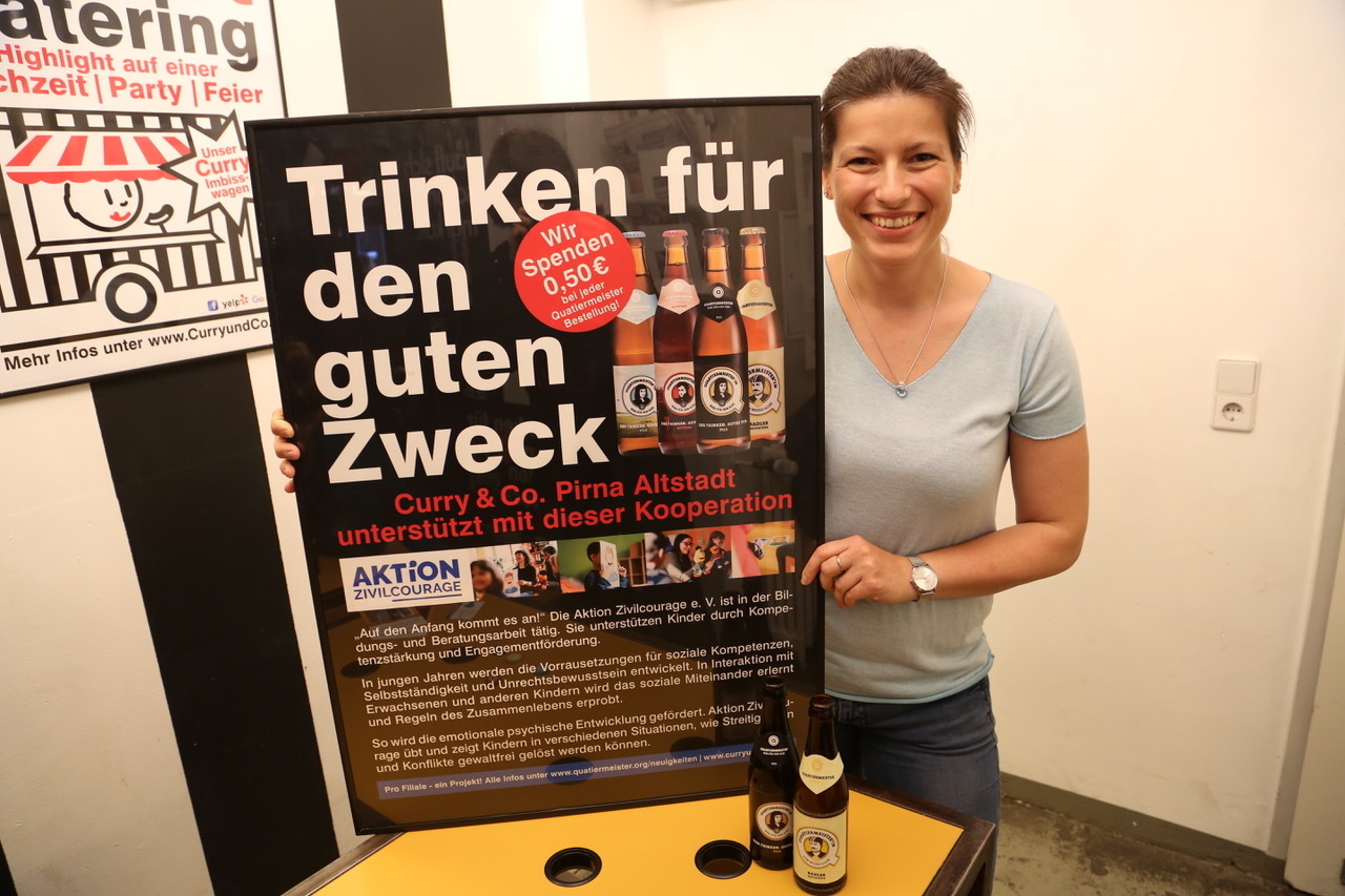 Nachtschicht, Quartiermeister, Bier, Trinken, Essen, Ausgehen, sozial, guter Zweck, Verein, Vereine, Dresden Fernsehen, Sachsen Fernsehen, Leipzig, Chemnitz, Video, Sophia Matthes, Susanne Meyer-Götz, Curry und Co., Dresdner Neustadt, Treberhilfer, Leihladen, Aktion Zivilcourage, KulturLeben Leipzig, Andre Weigold