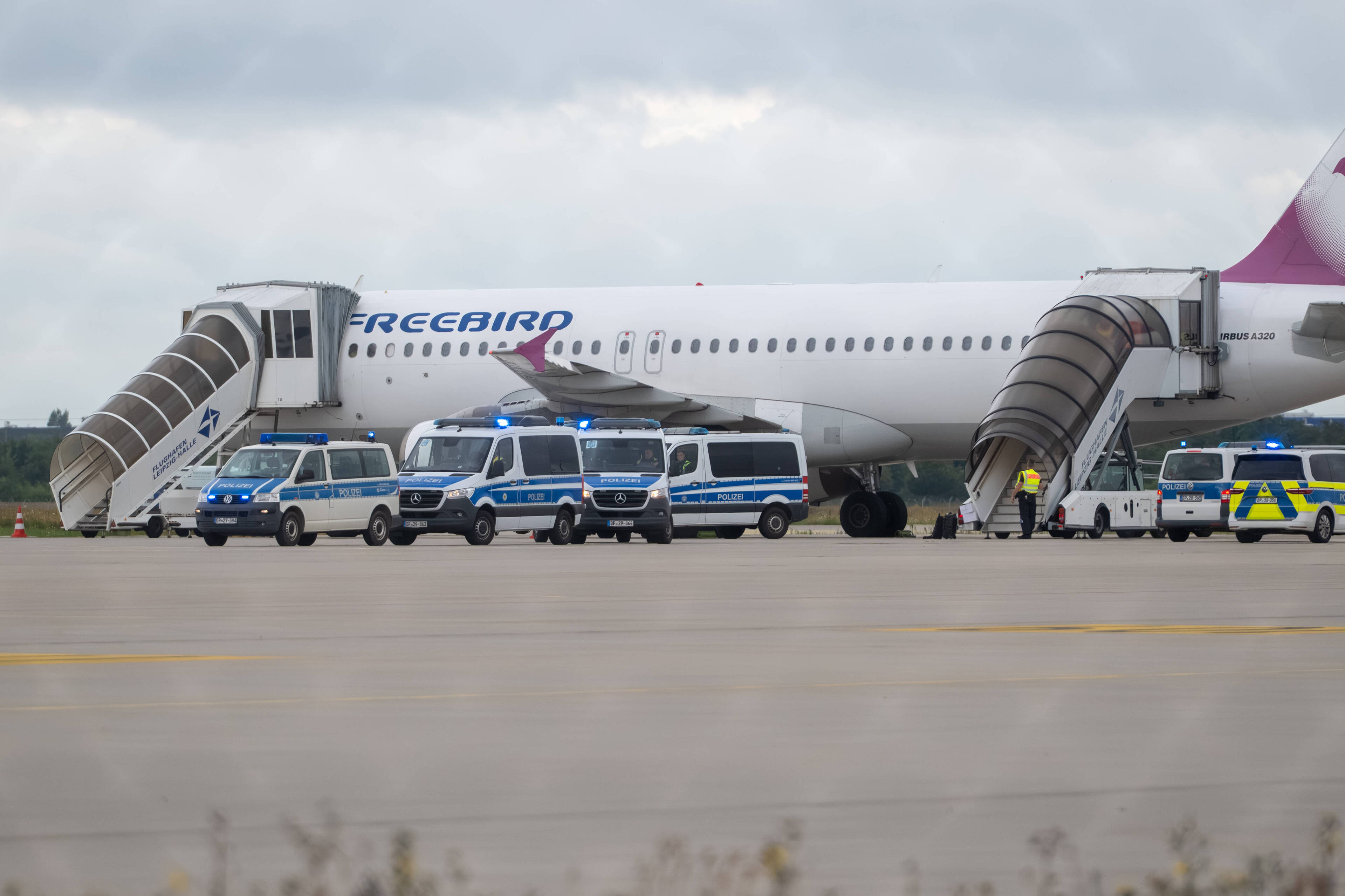 Abschiebeflug ab Leipzig/Halle nach Georgien