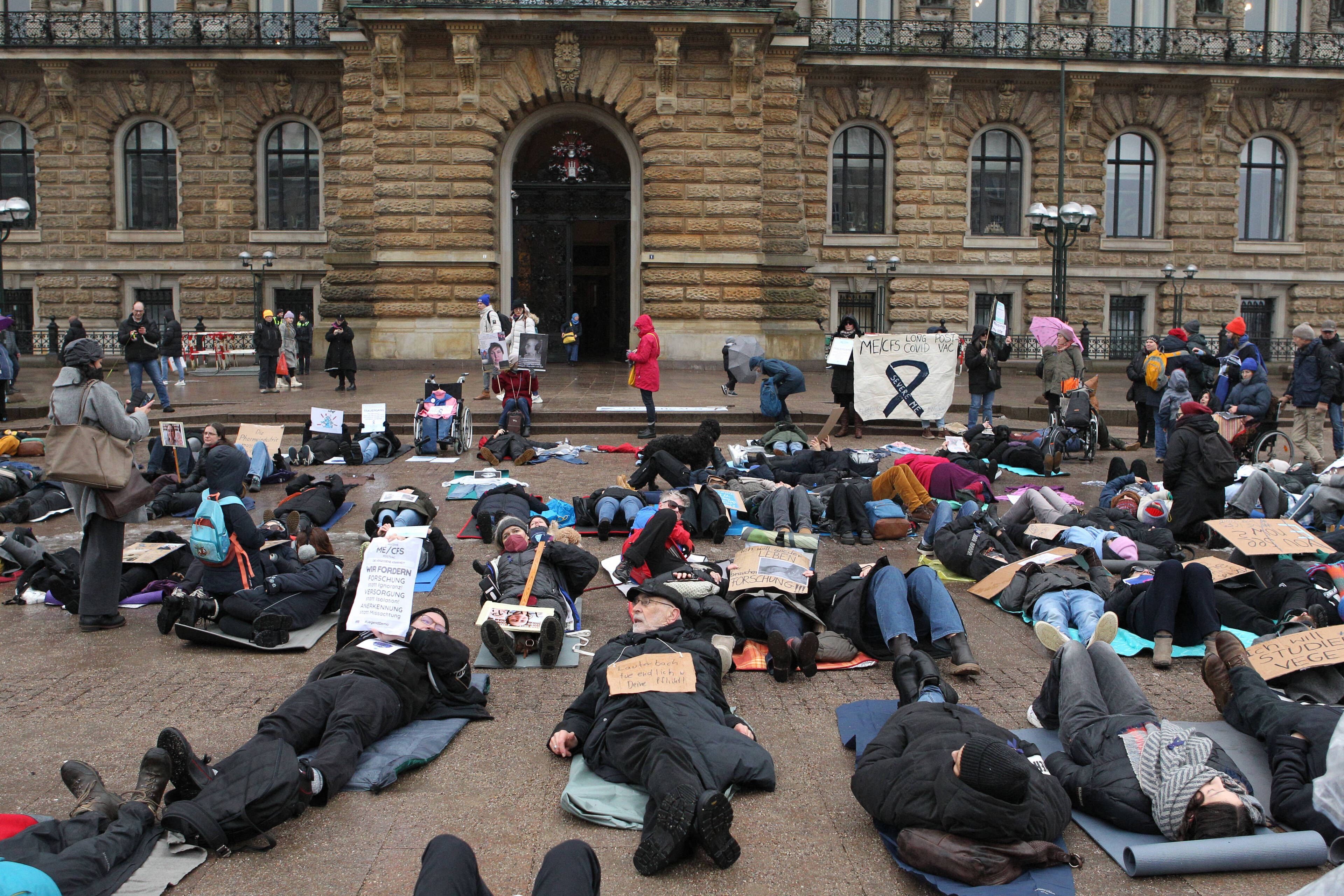 Protest im Liegen