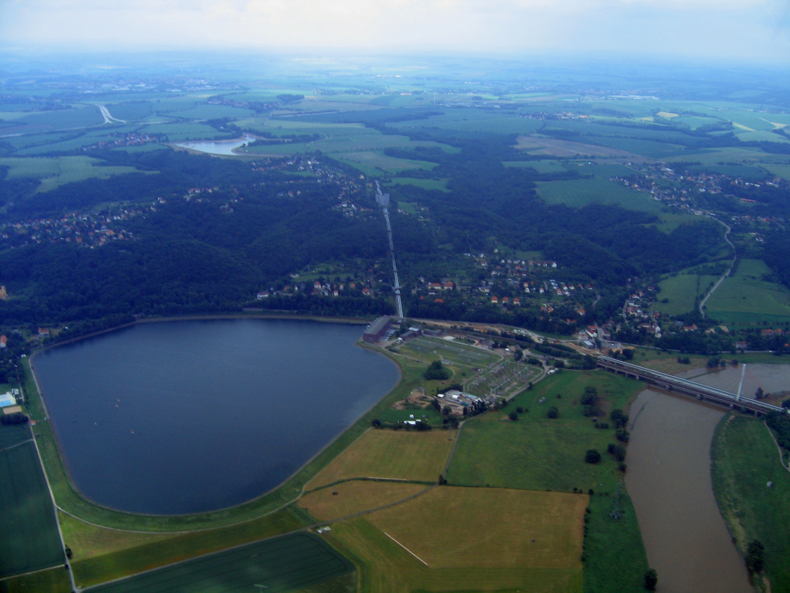 Baden im Oberbecken Oberwartha verboten