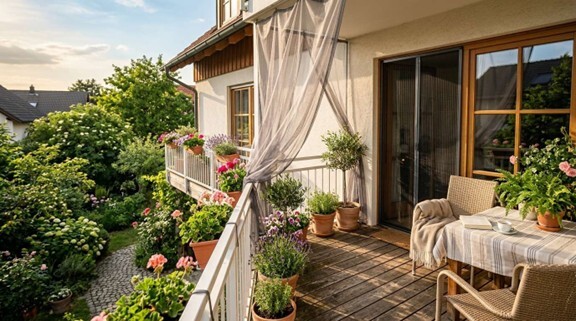 Insektenschutz für Balkon und Terrasse: Was Sachsen-Haushalte jetzt beachten sollten