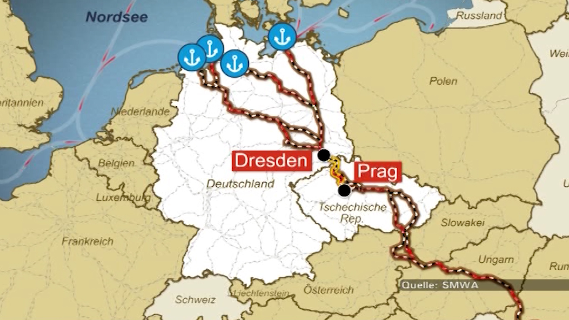 Dresden-Prag: Bundestag berät Bahnprojekt
