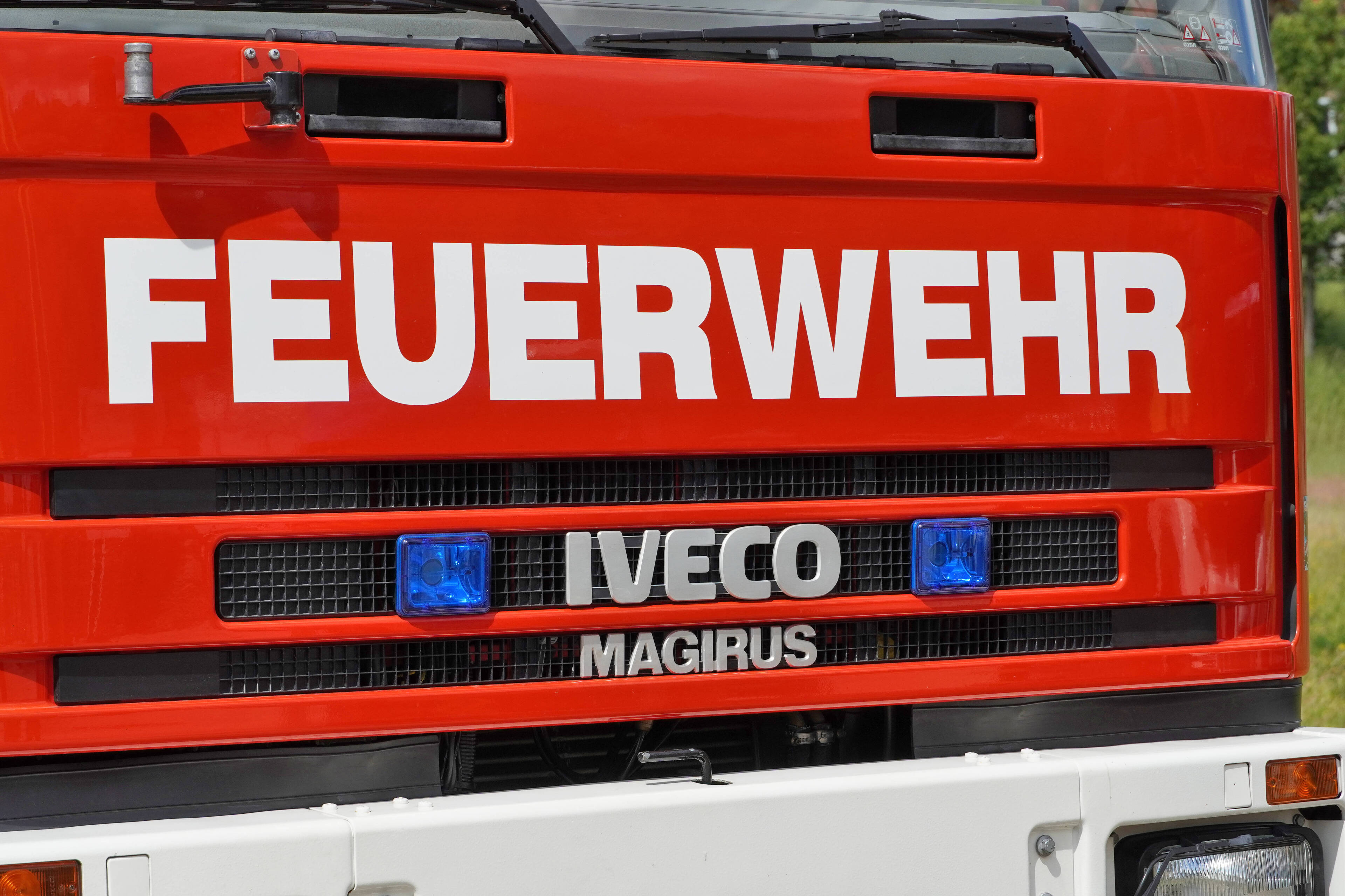 Brand auf Autohausgelände in Torgau