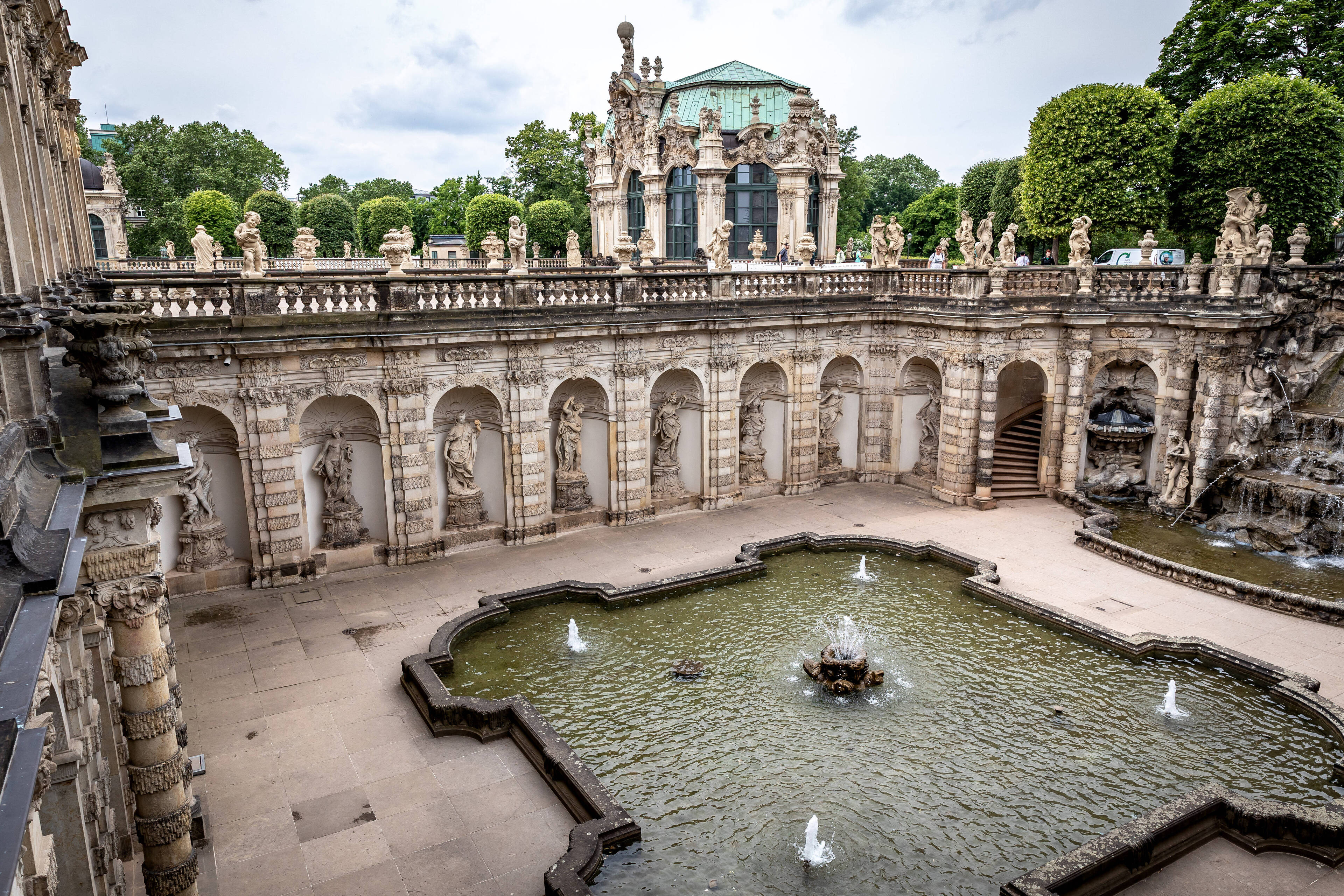 Nymphenbad im Dresdner Zwinger wird saniert
