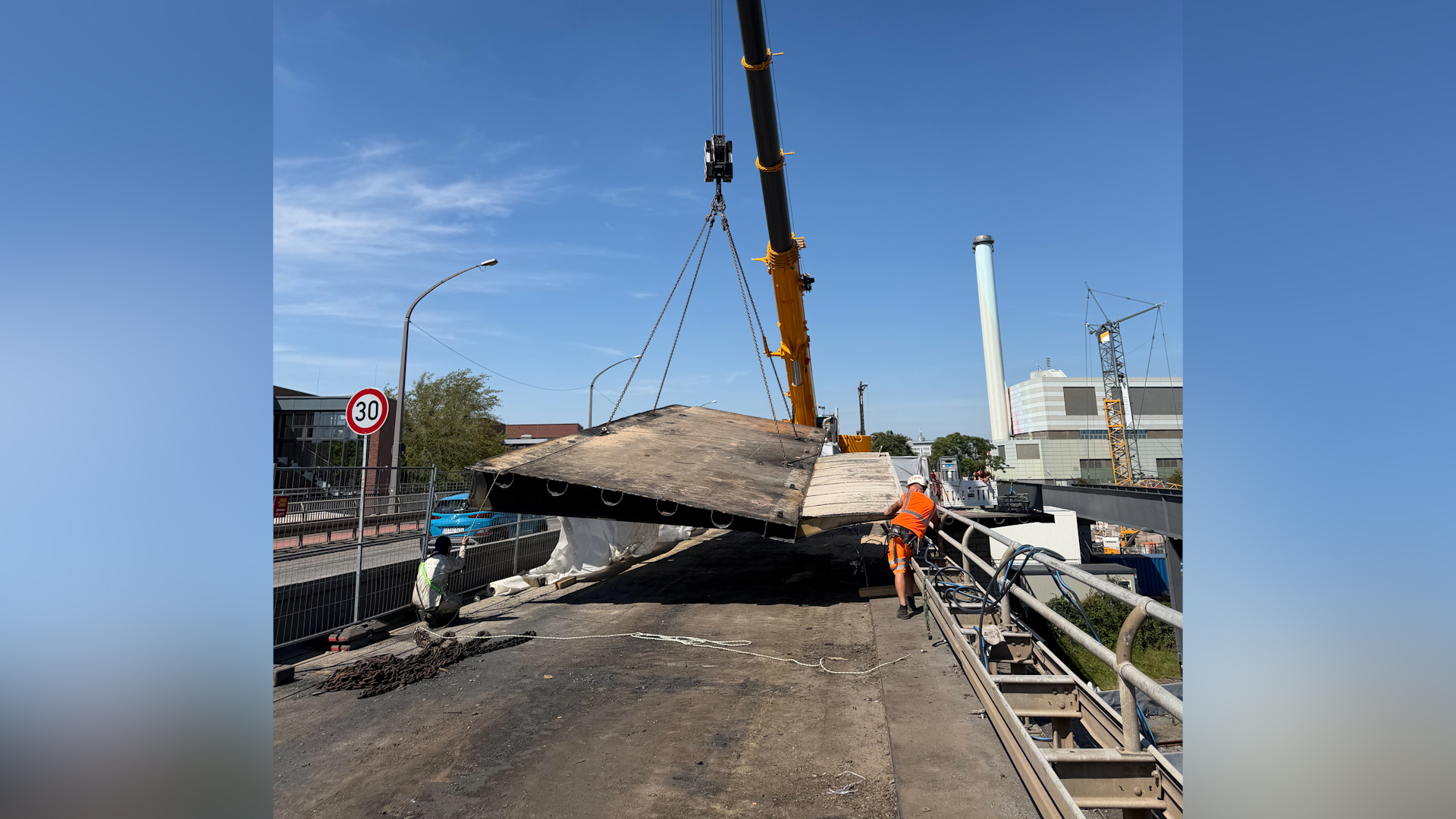 Campuslinie: Rückbau an Nossener Brücke läuft