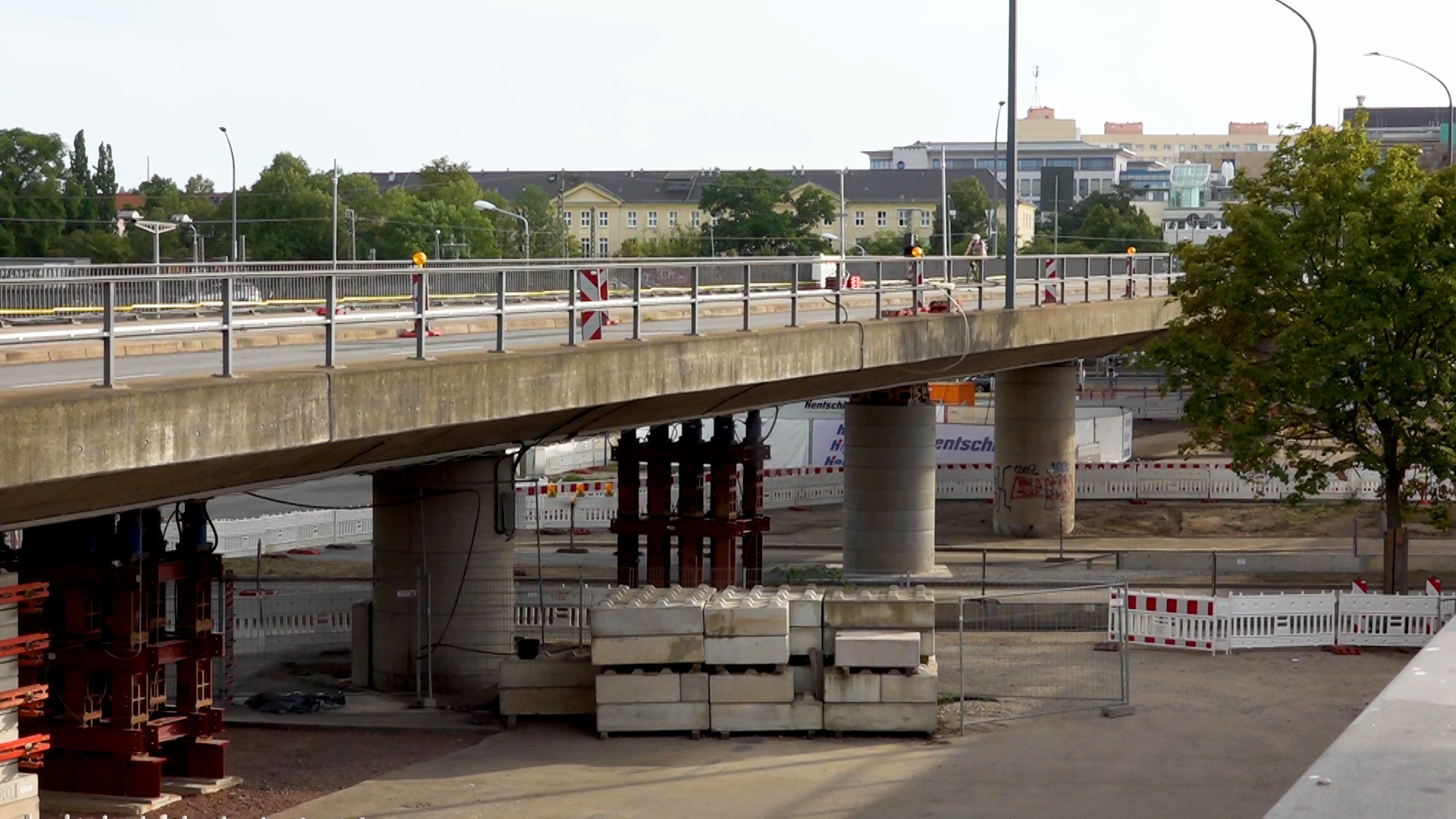Brücke Budapester Straße: Test erfolgreich