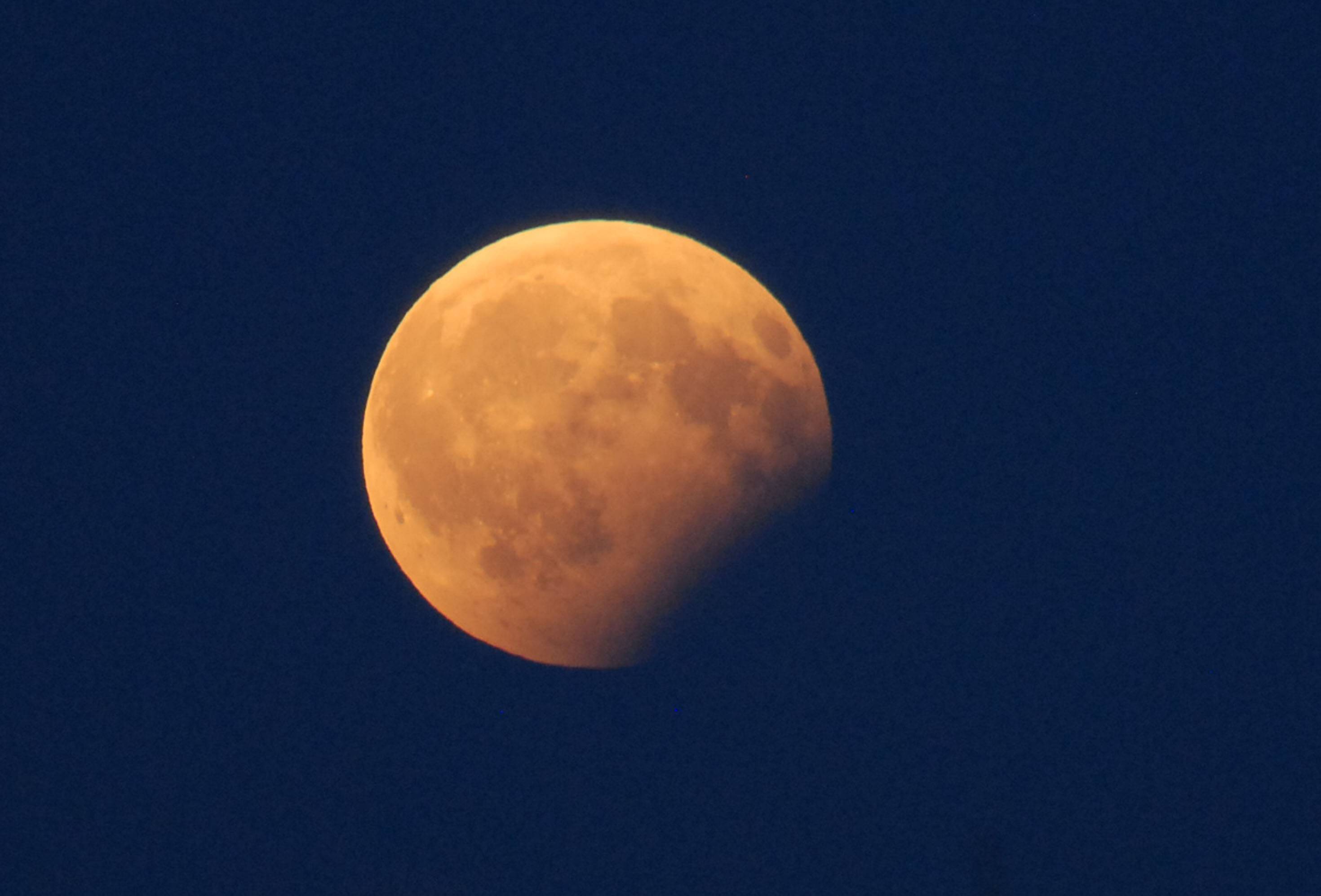 Mondfinsternis über Sachsen am Freitag