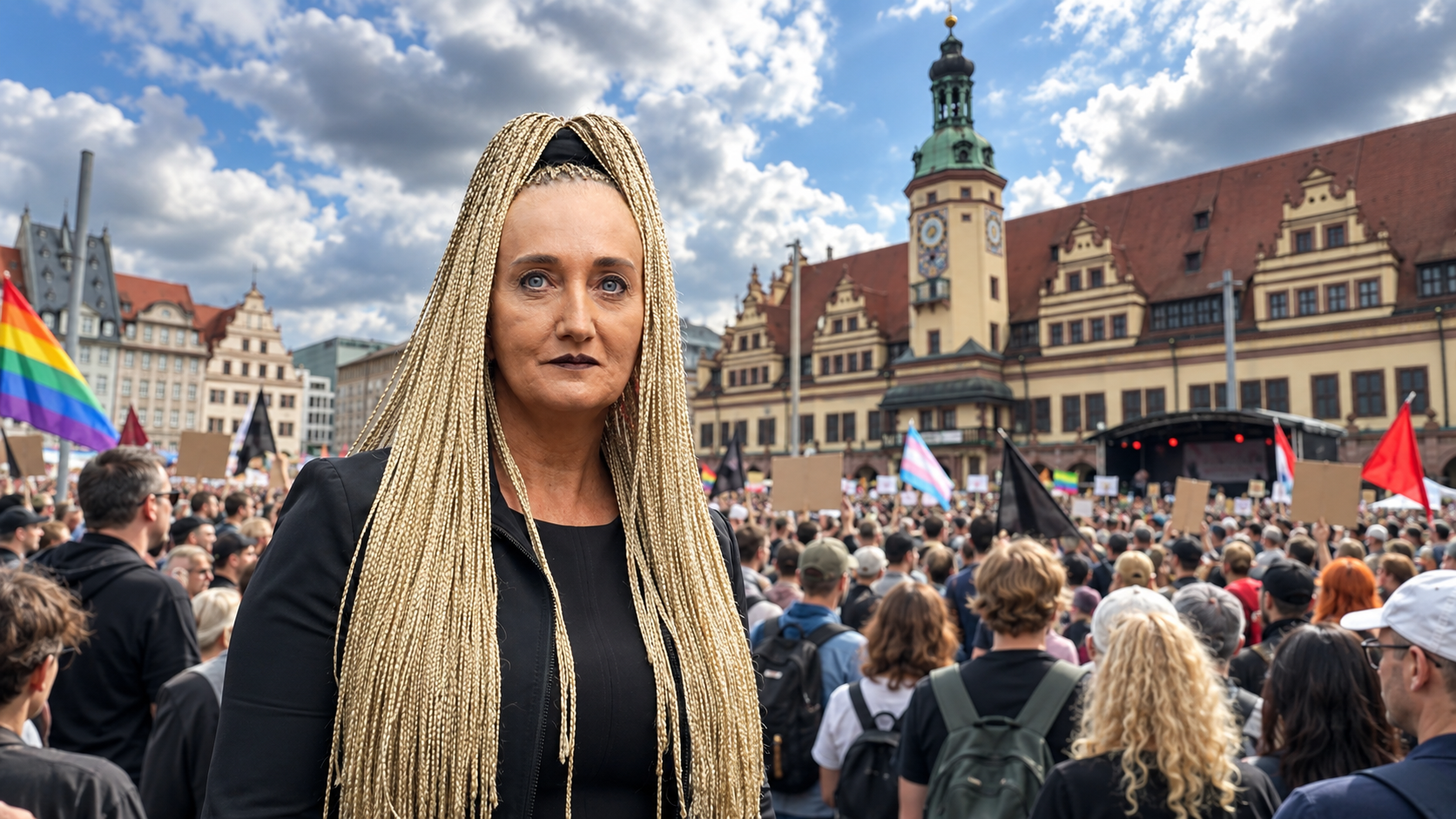 Nach AfD-Wahlerfolg in Sachsen-Anhalt: Tausende demonstrieren in Leipzig gegen rechts
